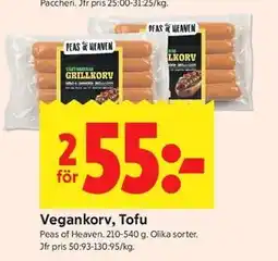 ICA Kvantum Vegankorv, Tofu erbjuda