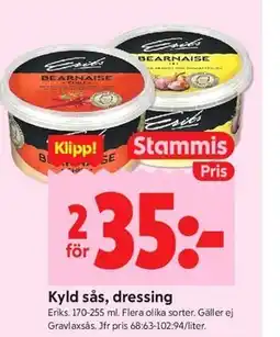 ICA Kvantum Kyld sås, dressing, Medlemspris erbjuda