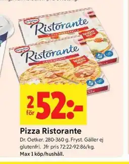 ICA Kvantum Pizza Ristorante erbjuda