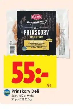 ICA Kvantum Prinskorv Deli erbjuda