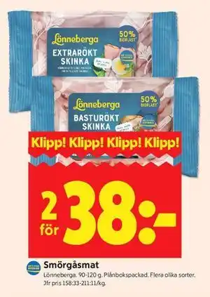 ICA Kvantum Smörgåsmat erbjuda