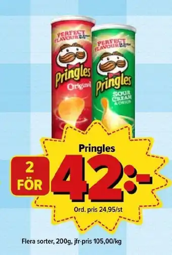 Östenssons Pringles 200g erbjuda