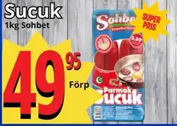 Supergrossen Sucuk erbjuda