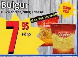 Supergrossen Bulgur erbjuda