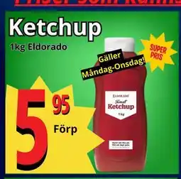 Supergrossen Ketchup erbjuda