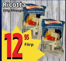 Supergrossen Ricotta erbjuda