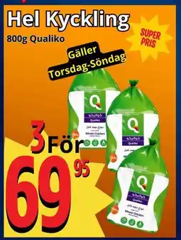Supergrossen Hel Kyckling erbjuda
