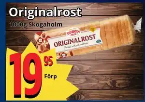 Supergrossen Originalrost erbjuda