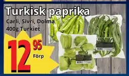 Supergrossen Turkisk paprika erbjuda
