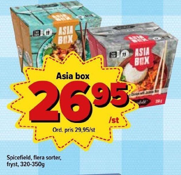 Spicefield Asia box 320350g erbjudande hos Östenssons