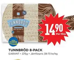Willys TUNNBRÖD 8-PACK erbjuda