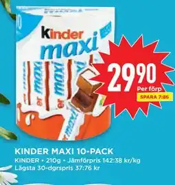 Willys KINDER MAXI 10-PACK erbjuda