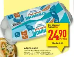 Willys Hemma ÄGG 10-PACK, Medlemspris erbjuda