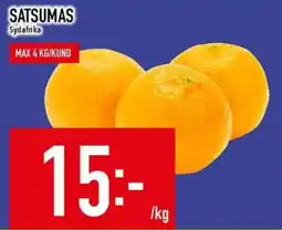 Matdax Satsumas erbjuda