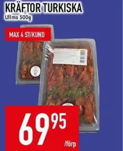 Matdax ULLMO Kräftor turkiska erbjuda