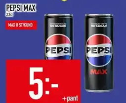 Matdax PEPSI MAX erbjuda