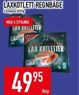 Matdax COMPASS Laxkotlett regnbåge erbjuda