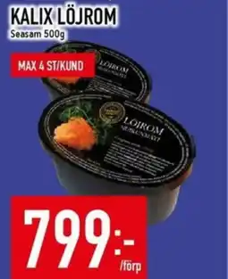Matdax SEASAM Kalix lojrom erbjuda