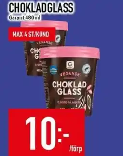 Matdax GARANT Chokladglass erbjuda