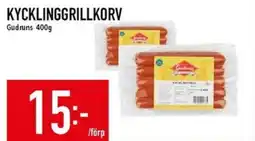 Matdax GUDRUNS Kycklinggrillkorv erbjuda