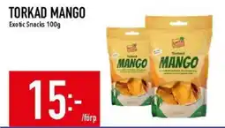 Matdax EXOTIC SNACKS Torkad mango erbjuda