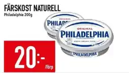 Matdax PHILADELPHIA Färskost naturell erbjuda