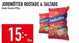 Matdax EXOTIC SNACKS Jordnötter rostade & saltade erbjuda