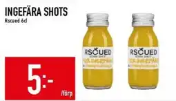 Matdax RSCHUED Ingefära shots erbjuda