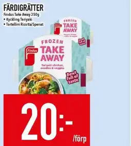 Matdax FINDUS Färdigrätter erbjuda