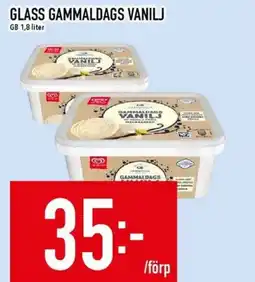 Matdax GB Glass gammaldags vanilj erbjuda