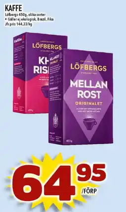 Matdax LÖFBERGS Kaffe erbjuda