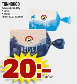 Matdax POLARBRÖD Tunnbröd erbjuda