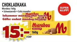 Din Mat MARABOU Chokladkaka erbjuda