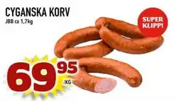 Din Mat Cyganska korv erbjuda