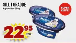 Din Mat KAPITAN NAVI Sill i grädde erbjuda