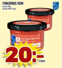 Din Mat GARANT Finkornig rom erbjuda