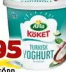 Din Mat ARLA Turkisk yoghurt erbjuda
