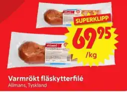 Nya Pulsen ALLMANS Varmrökt fläskytterfilé erbjuda