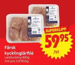 Nya Pulsen LANTKYCKLING Färsk kycklinglårfilé erbjuda