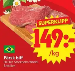 Nya Pulsen Färsk biff erbjuda