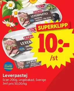Nya Pulsen Scan Leverpastej erbjuda