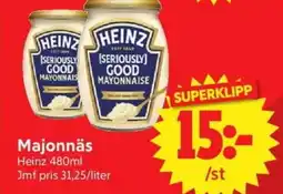 Nya Pulsen Heinz Majonnäs erbjuda