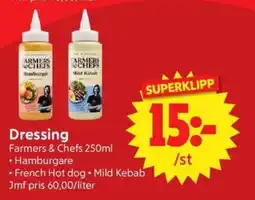 Nya Pulsen Farmers & Chefs Dressing erbjuda