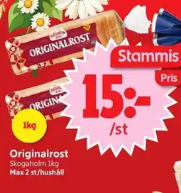 Nya Pulsen Skogaholm Originalrost erbjuda