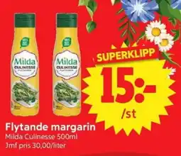 Nya Pulsen Milda Flytande margarin erbjuda