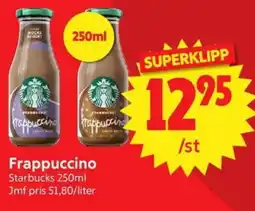 Nya Pulsen Starbucks Frappuccino erbjuda