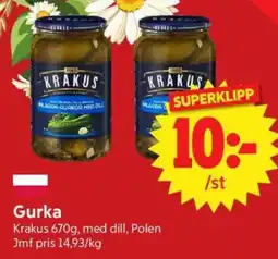 Nya Pulsen Krakus Gurka erbjuda