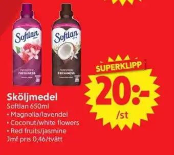 Nya Pulsen Softlan Sköljmedel erbjuda