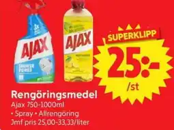 Nya Pulsen Ajax Rengöringsmedel erbjuda