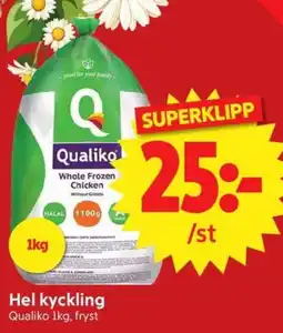 Nya Pulsen Qualiko Hel kyckling erbjuda